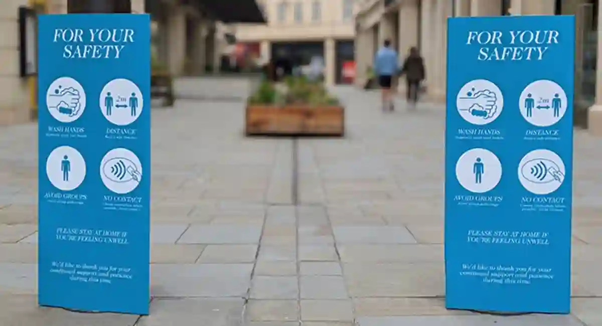 signs with safety guidelines