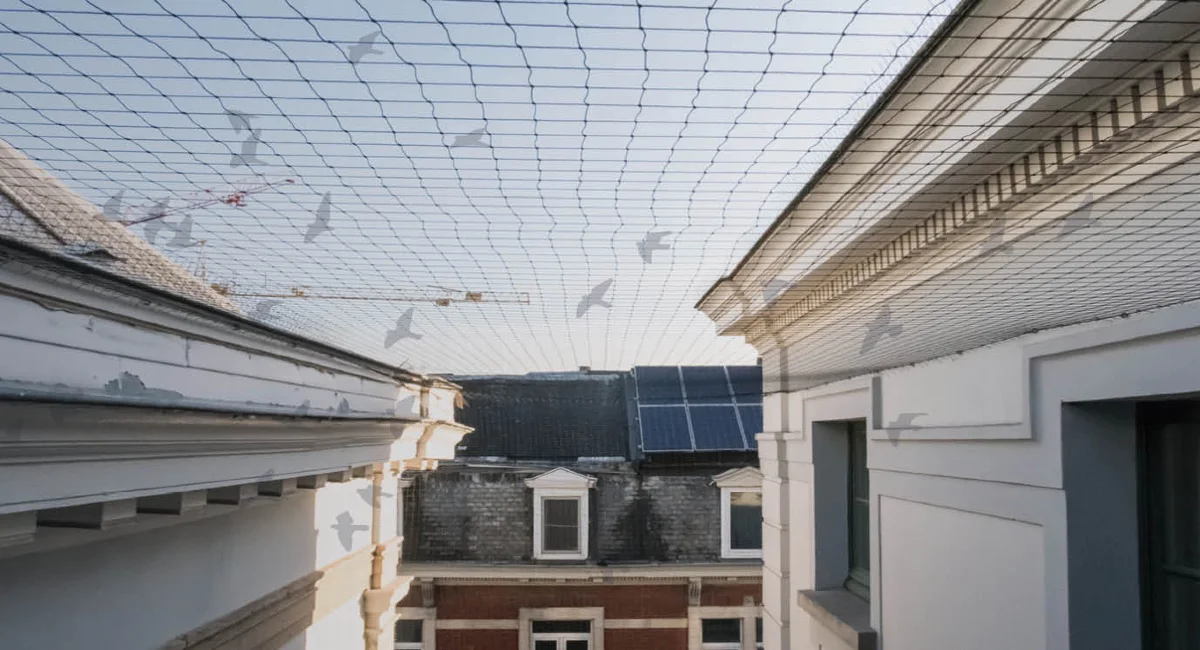 Professional bird management netting