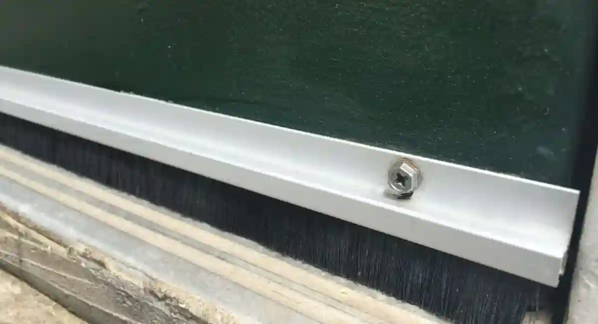 door sweep on exterior door