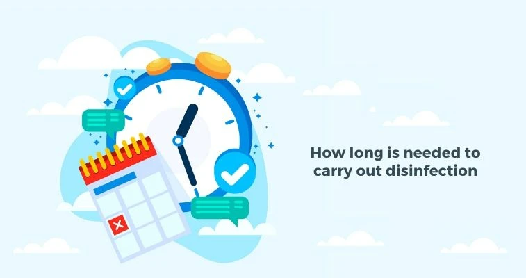 How long does a disinfection service take?