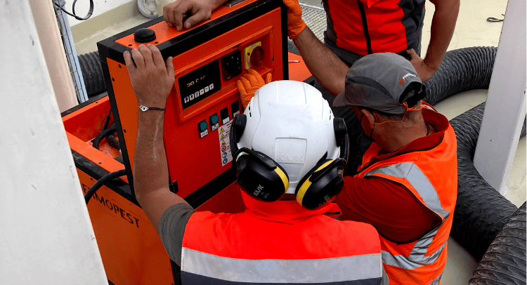 installatie hittebehandeling tegen bedwants