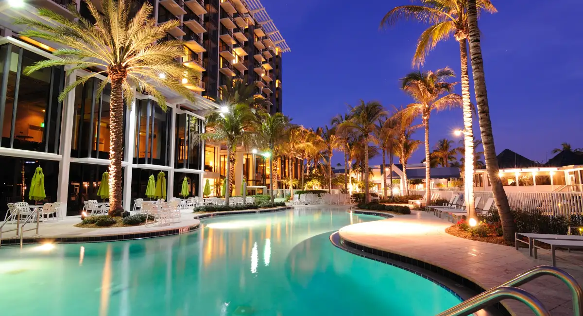 Swimming pool resort
