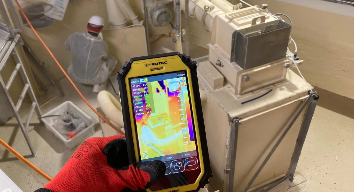 heat treatment monitoring of temperature